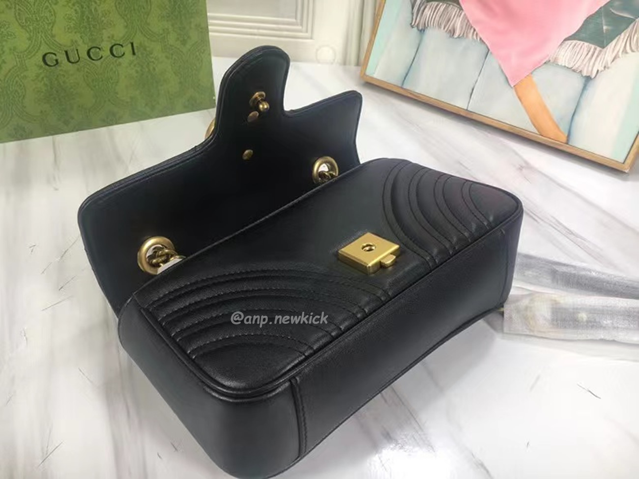 Gucci Gg Marmont Mini Shoulder Bag (8) - www.newkick.vip